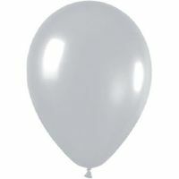 Party Balloons Metallic Silver